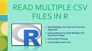 how to read multiple csv files in r