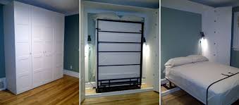 Spare Room With A Diy Murphy Bed