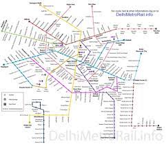 As of now, there are a total of 253 metro stations including the airport express stations. Delhi Metro Map Master Plan 2021