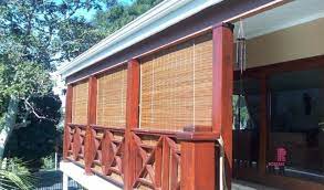 outdoor roll up bamboo blinds benefits
