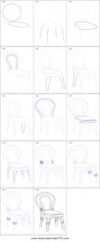 to draw a decorative chair printable