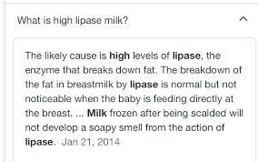 question about frozen t milk