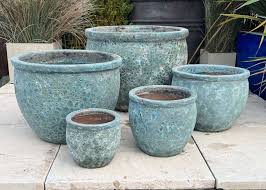 large glazed ceramic plant pots for the