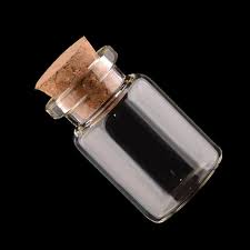 Small Glass Jars Cork Stopper