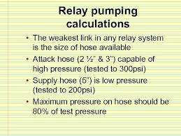All i know is that the relay closes the circuit which turns on the pump(which is why. Hydraulic Calculations Objectives We Will Cover