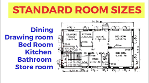 size of rooms in residential building