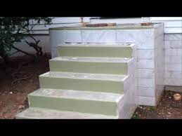 waterproof outdoor concrete stairs