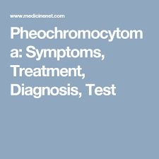 Pheochromocytoma Symptoms Treatment Diagnosis Test