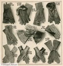 vine gloves history 1900 1910