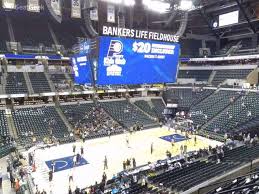 Indiana Pacers Seating Chart Map Seatgeek