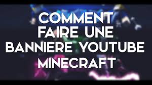 Select your favorite images and download them for use as wallpaper for your desktop or phone. Tutoriel Comment Faire Une Banniere Youtube Minecraft Le Personnage Youtube