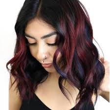Purple combines the calm stability of blue and the fierce energy of red. 17 Gorgeous Blue Black Hair Ideas You Ll Want To Try Now Hair Com By L Oreal
