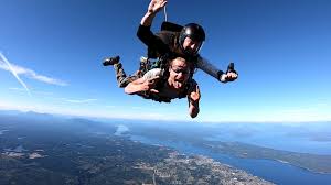 We want your jump experience to be enjoyable, comfortable and focused on safety. Tandem Skydive Capital City Skydiving In Campbell River