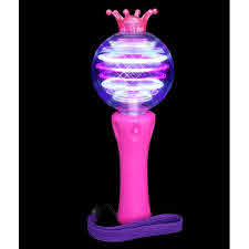 Fun Central Ad628 1 Pc Led Princess Spinner Wand Princess Magic Wand For Kids Led Light Up Spinner Toy Wand Led Light Up To Walmart Com Walmart Com