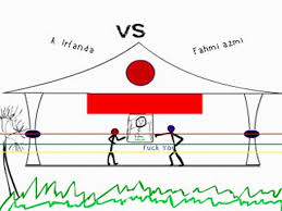 stickman fight in the battle arena