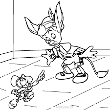 Simple free tarzan coloring page to print and color. Printable Pinocchio Coloring Pages For Kids