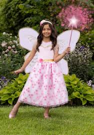 premium pink fairy kid s costume