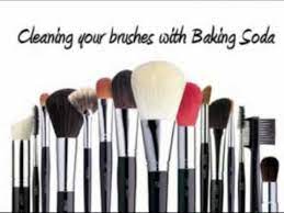 baking soda for cleaning your brushes