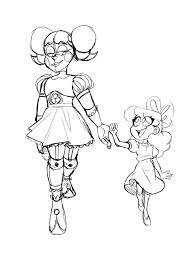 Do not use this artwork for any traces, colors, or speed artworks. Elizabeth Afton Circus Baby Coloring Pages