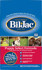 Bil Jac Puppy Select Chicken Recipe Dry Dog Food 15 Lb Bag