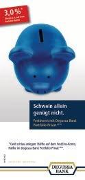 As of aug 19 2021. Degussa Bank Universal Rentenfonds Bei Der Degussa Bank