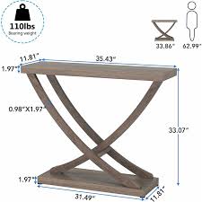 Tribesigns Console Table Industrial