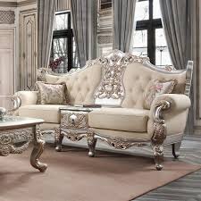 Homey Design Hd 91633 Sofa In Metallic