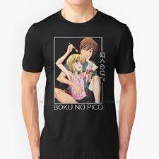 Boku No Pico Подарочная футболка для влюбленных 100% хлопок популярный Boku  No Pico милый Boku No Pico Забавный Boku No Pico I Love Boku No Pico |  AliExpress