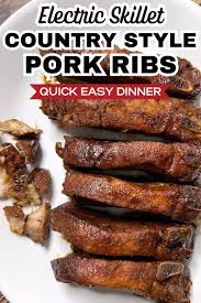 boneless country style pork ribs in the