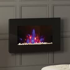 Baffle Wall Mounted Electric Fire