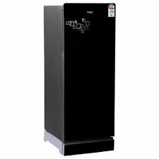 Black Haier Single Door Refrigerator