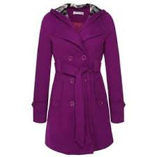 Details About Angvns Stylish Womens Double Breasted Hooded Fleece Belted Jacket Coat Wt88 02