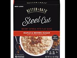 steel cut with protein instant oatmeal