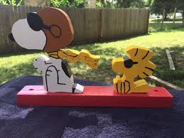 Snoopy Flying Ace Mailbox Fence Line