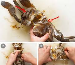 how to clean and cut a whole crab
