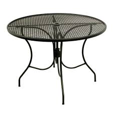 round mesh patio dining table