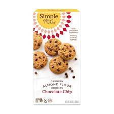 Simple Mills Almond Flour Chocolate Chip Cookies gambar png