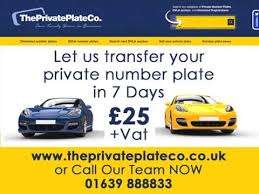 transfer a number plate from one car