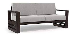 sheesham wood 3 seater sofa with