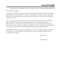 Best Sales Customer Service Representatives Cover Letter Examples     