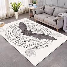 satanic bat sw1200 carpet area rug