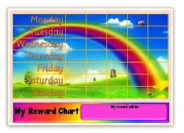 Details About Over The Rainbow Reward Chart Behaviour Chores Goals Potty Free Pen Stickers