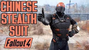 Fallout 4 Mods - CHINESE STEALTH SUIT - Full Showcase, Location, & Upgrades  - XB1 PC - YouTube