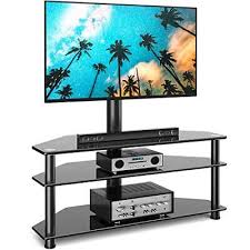 Swivel Glass Tv Stand With Mount For 32