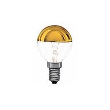 Pistillino Gold Mirror Top Light Bulb 40w R14 230v Light Bulb Bulb Mirror Tops