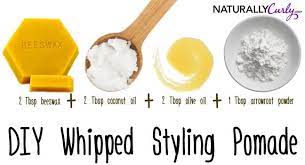 diy whipped styling pomade