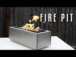 Making A Table Top Fire Pit