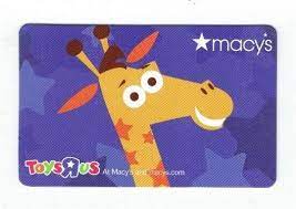 macy 039 s toys r us gift card