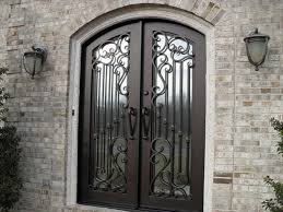 Metal Front Doors With Glass For Homes