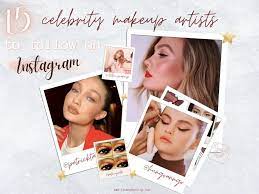 15 celebrity makeup artist to follow on
